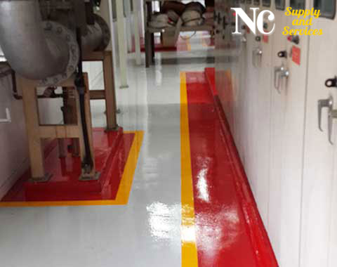 เคลือบพื้นป้องกันไฟฟ้าสถิต Anti-static flooring Conductive Floor